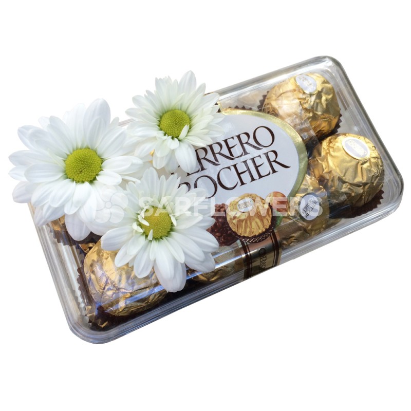Конфеты Ferrero Rosher с цветами